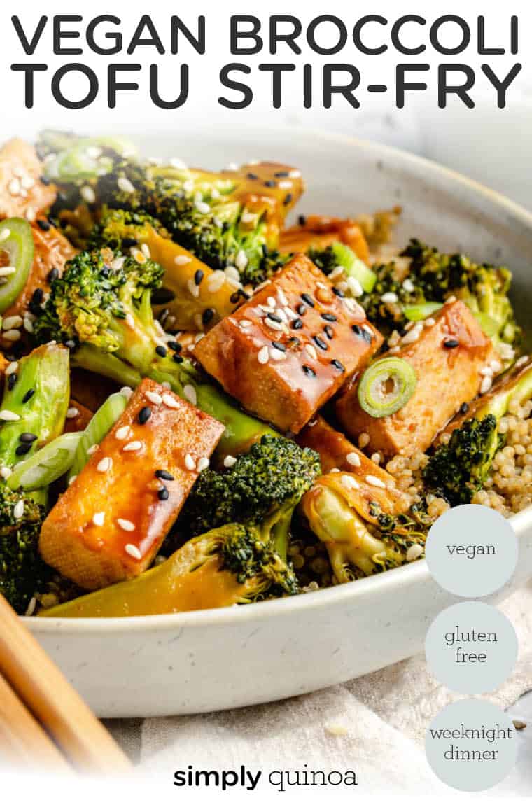 Broccoli Tofu Stir Fry {Ready in 15 Minutes} - Simply Quinoa