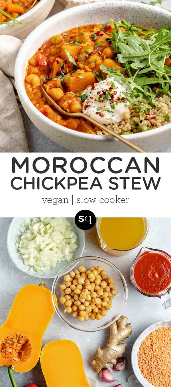 Moroccan Chickpea Stew {Slow Cooker Recipe} - Simply Quinoa