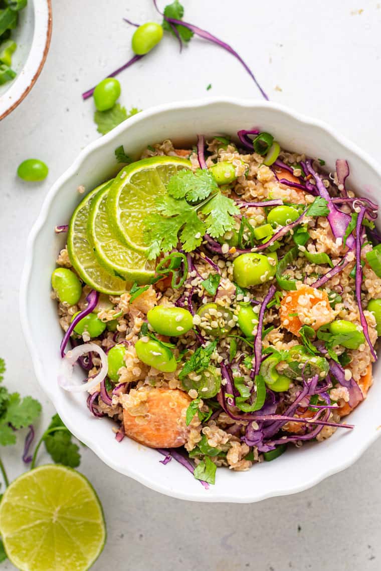 Asian Quinoa Salad {Quick + EASY} - Simply Quinoa