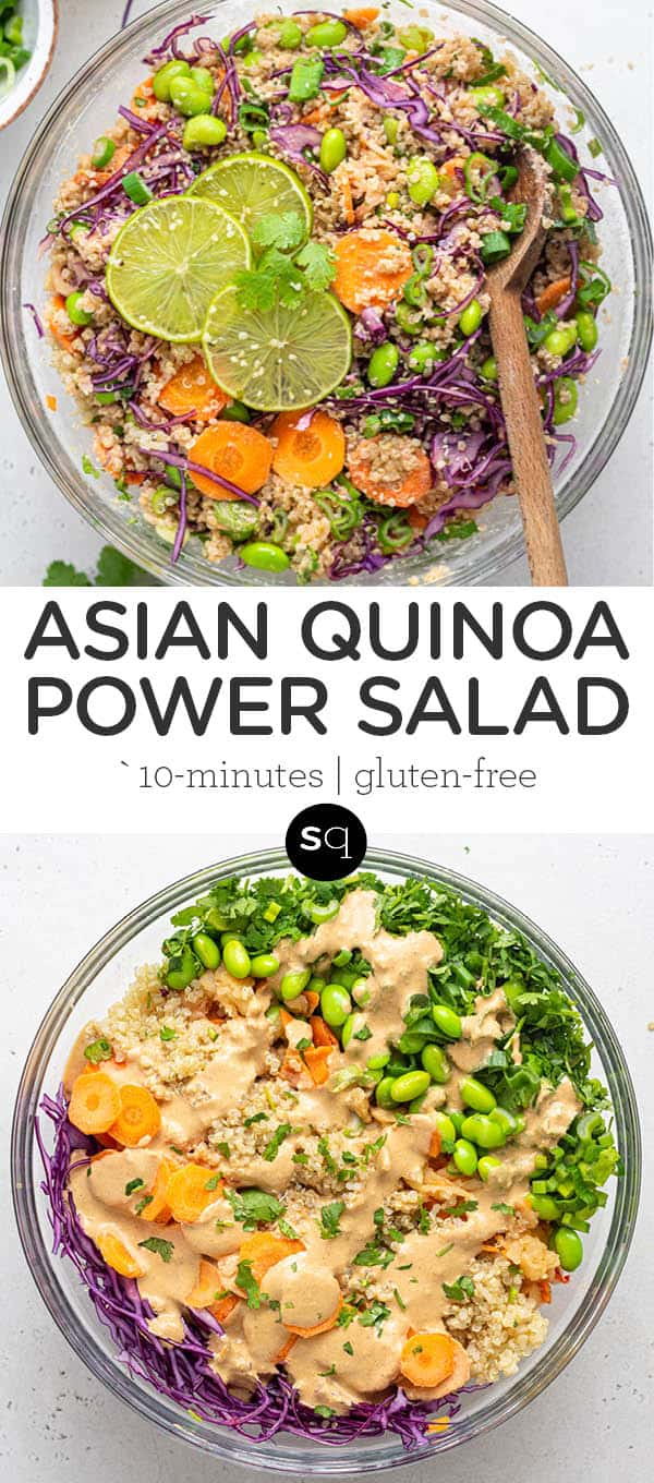 Asian Quinoa Salad {Quick + EASY} - Simply Quinoa
