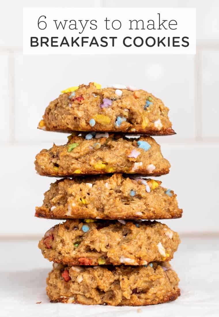 Healthy Breakfast Cookies 6 Ways (Vegan Meal Prep) - Simply Quinoa