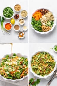 10-Minute Spicy Moroccan Quinoa Salad with Tahini - Simply Quinoa