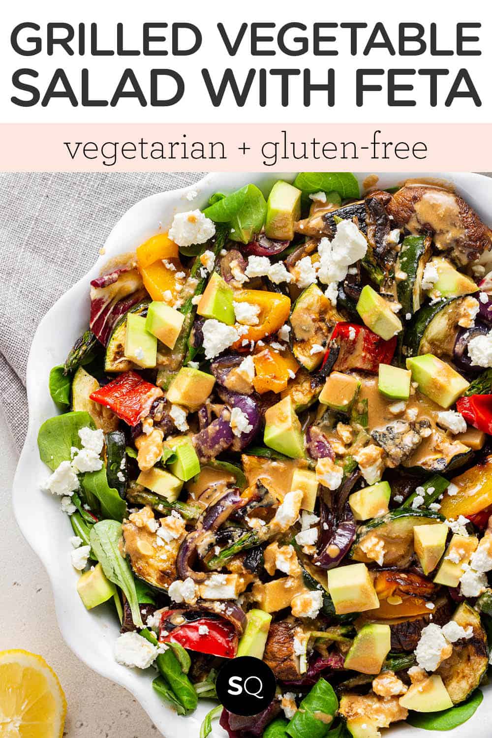 Grilled Vegetable Salad for Summer - Simply Quinoa