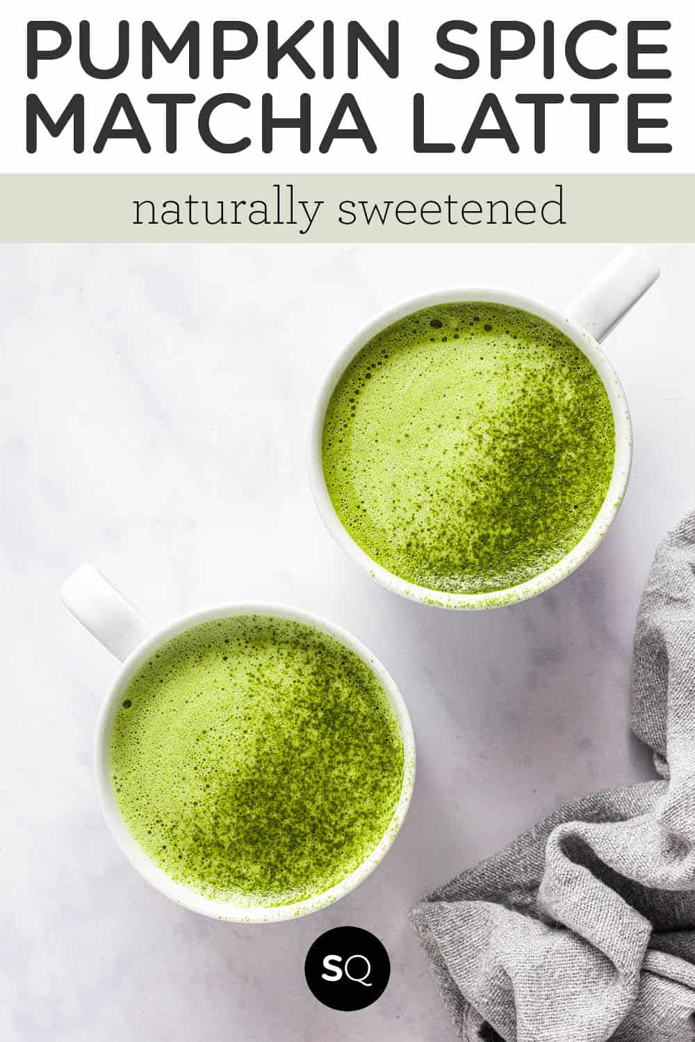 Pumpkin Spice Matcha Latte (Vegan) - Simply Quinoa