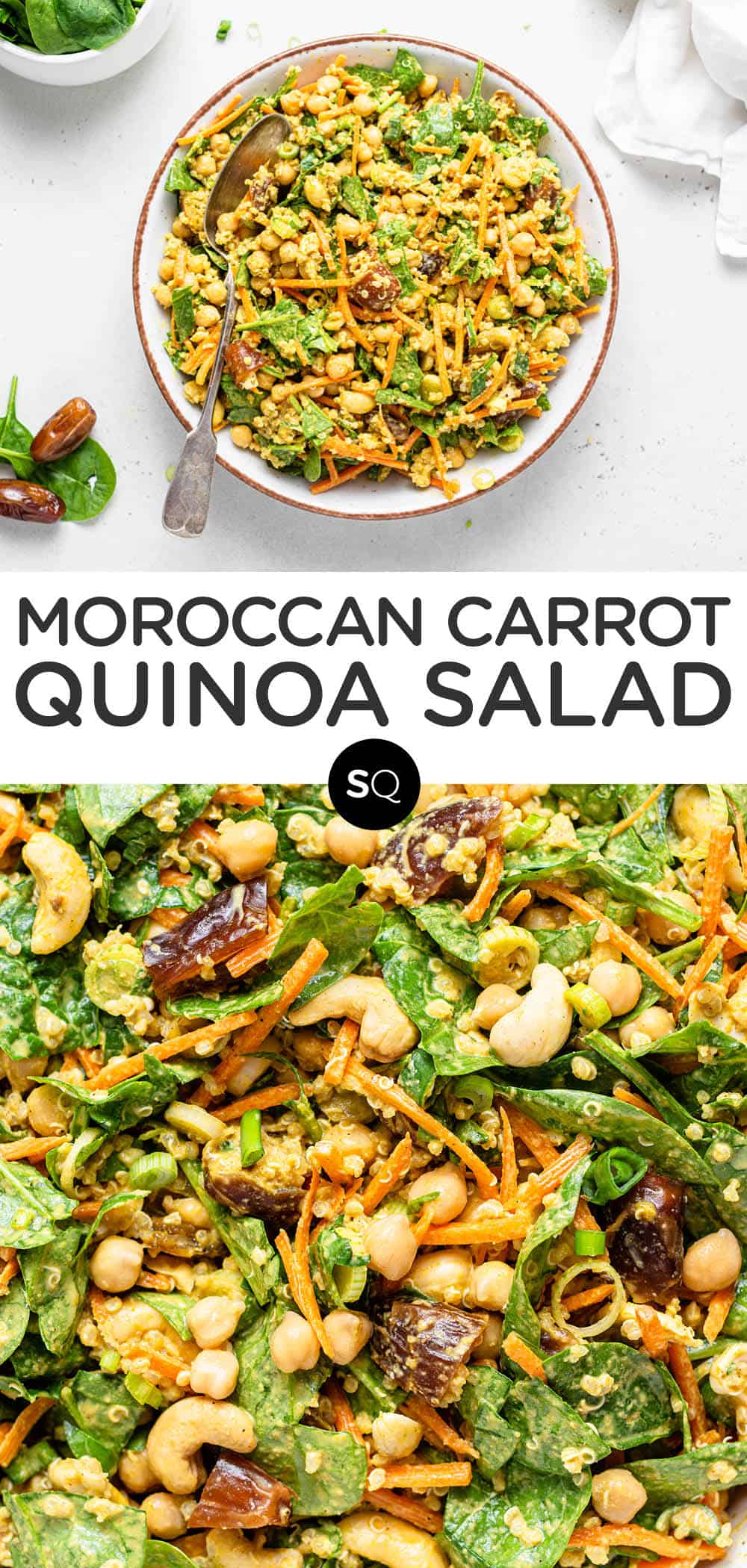 10-Minute Spicy Moroccan Quinoa Salad with Tahini - Simply Quinoa