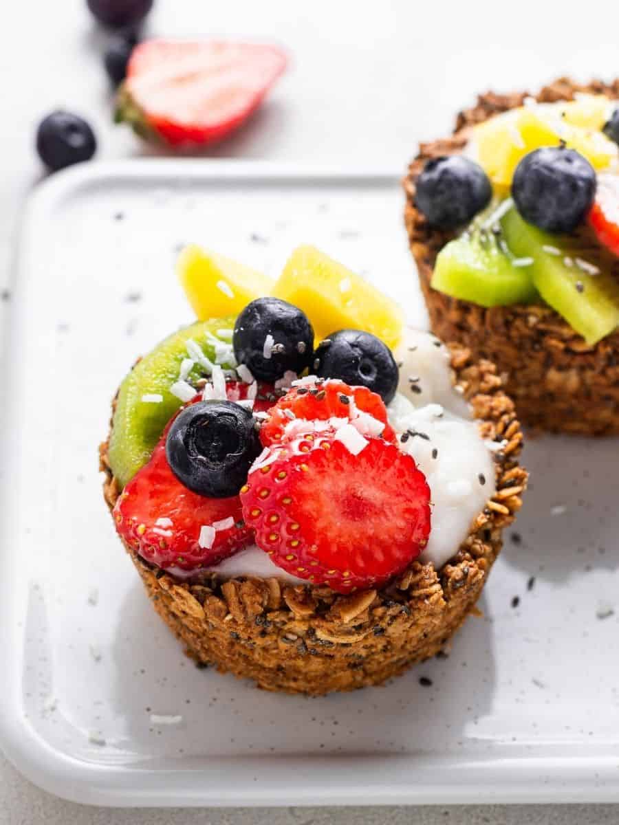 Vegan Granola Cups - Simply Quinoa