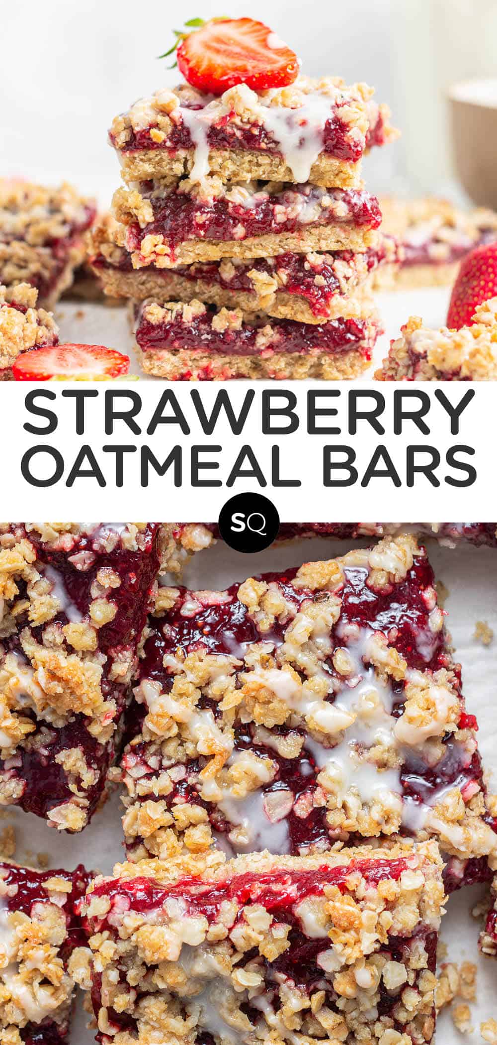 Strawberry Oatmeal Bars (vegan & Gluten-free) - Simply Quinoa