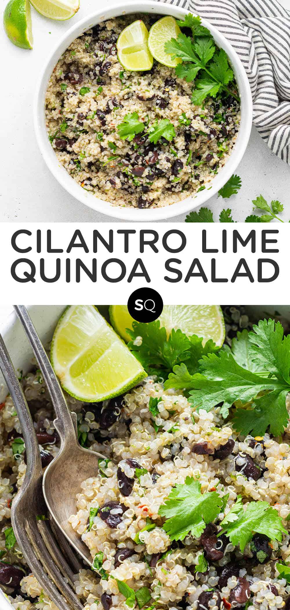 Quinoa Black Bean Salad with Cilantro and Lime (GF) - Simply Quinoa