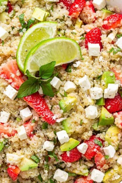 Strawberry Quinoa Salad with Feta {Gluten-Free} - Simply Quinoa