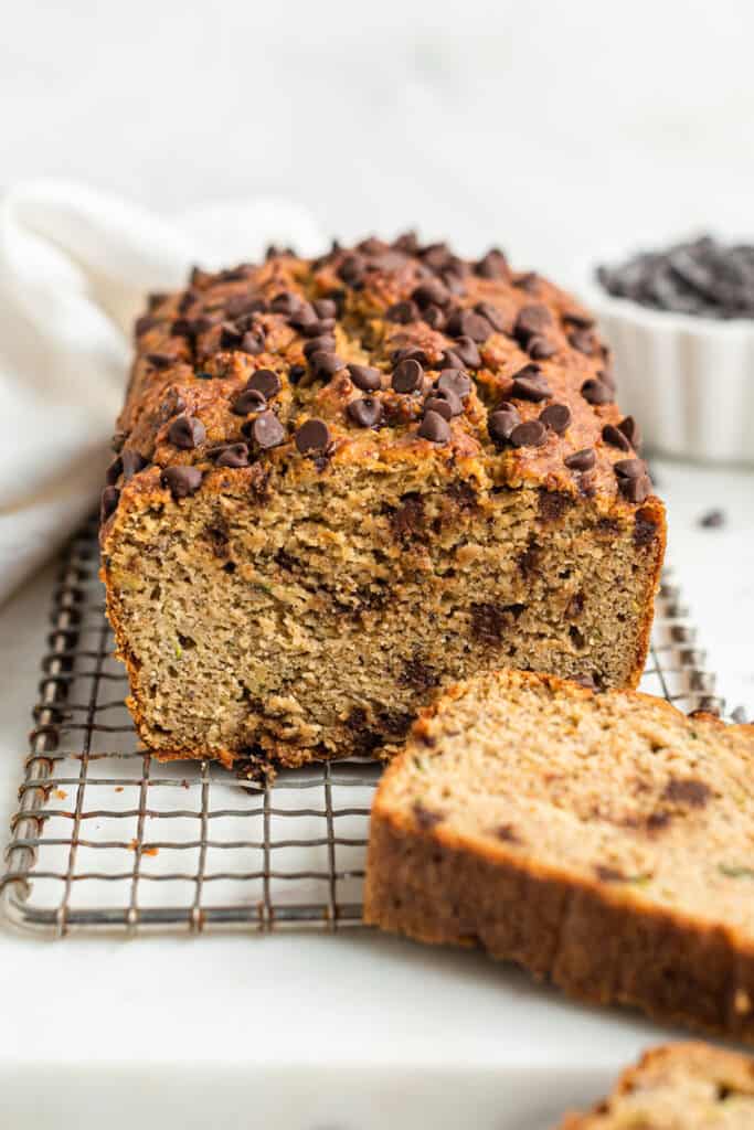 Healthy Chocolate Chip Zucchini Bread (Gluten-Free) - Simply Quinoa