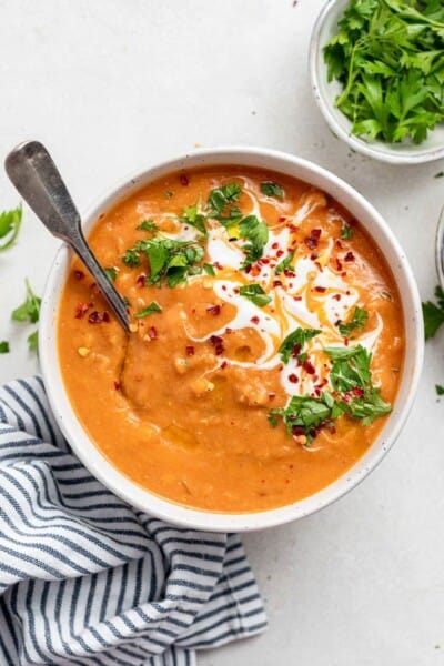 Easy Red Lentil Soup | Simply Quinoa