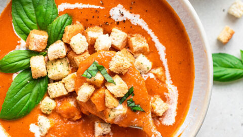 Vegan Panera Bread Creamy Tomato Soup 