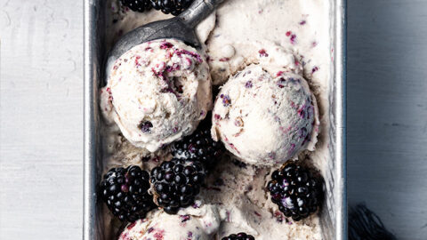 Dairy-Free Black Raspberry Ice Cream