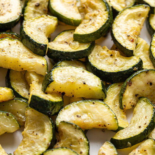 Easy Roasted Zucchini {Not Soggy!} - Simply Quinoa