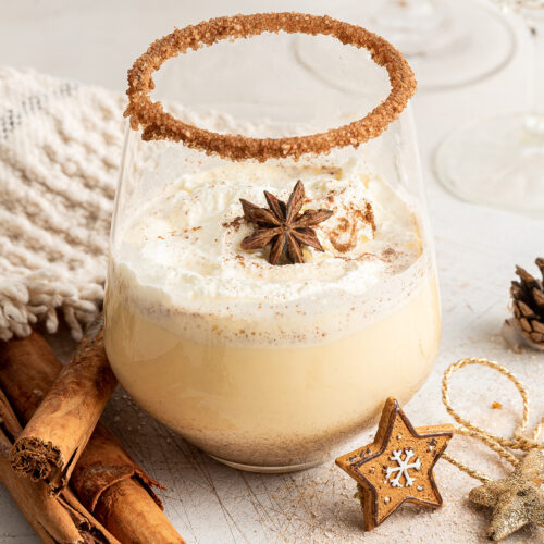 Easy Eggnog (2-minute blender recipe) - Back To The Book Nutrition