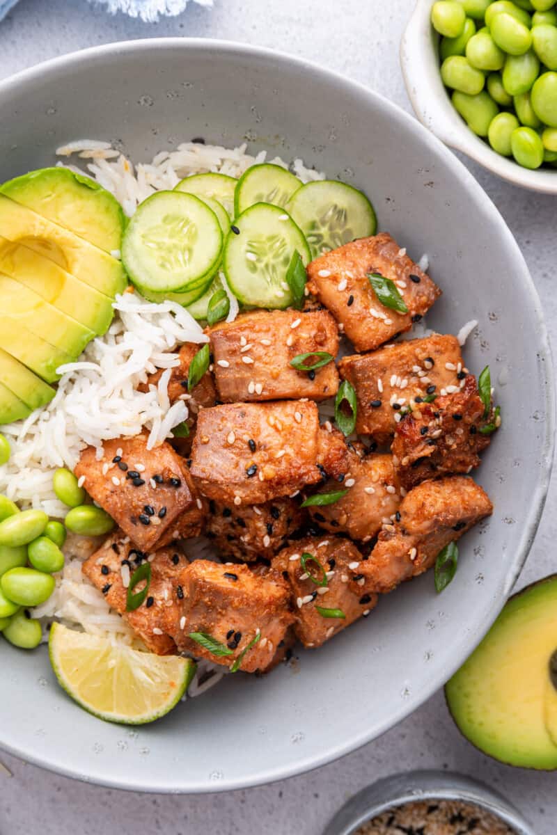 Easy Air Fryer Salmon Bites | Simply Quinoa