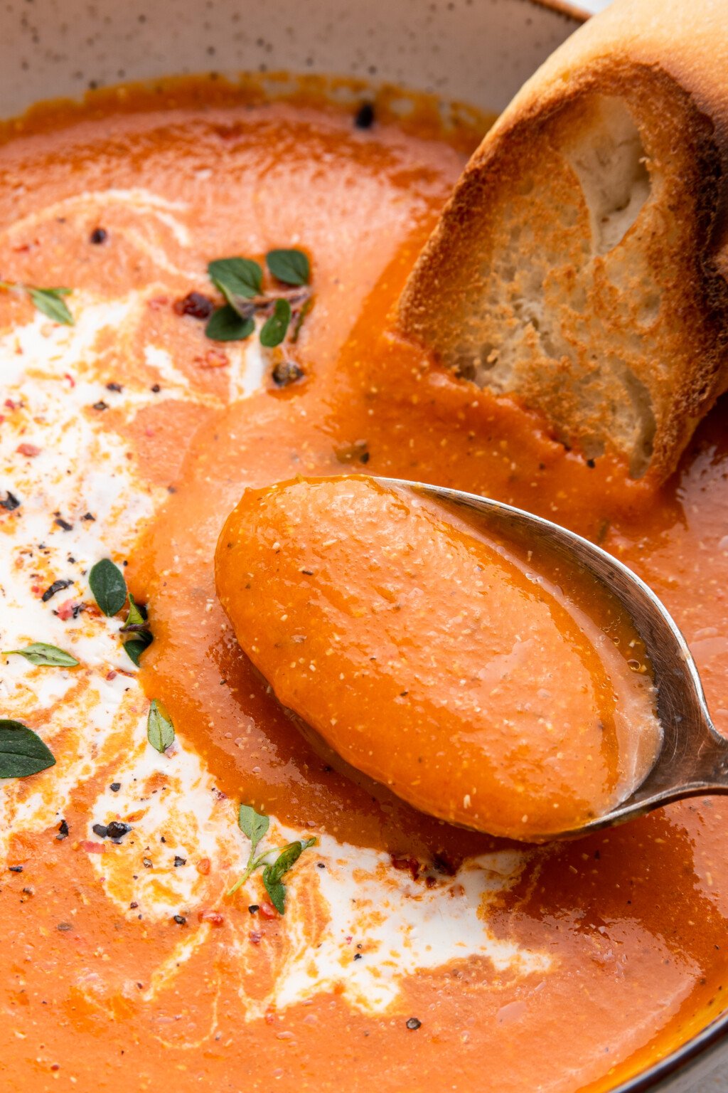 Roasted Red Pepper Soup Recipe | Simply Quinoa