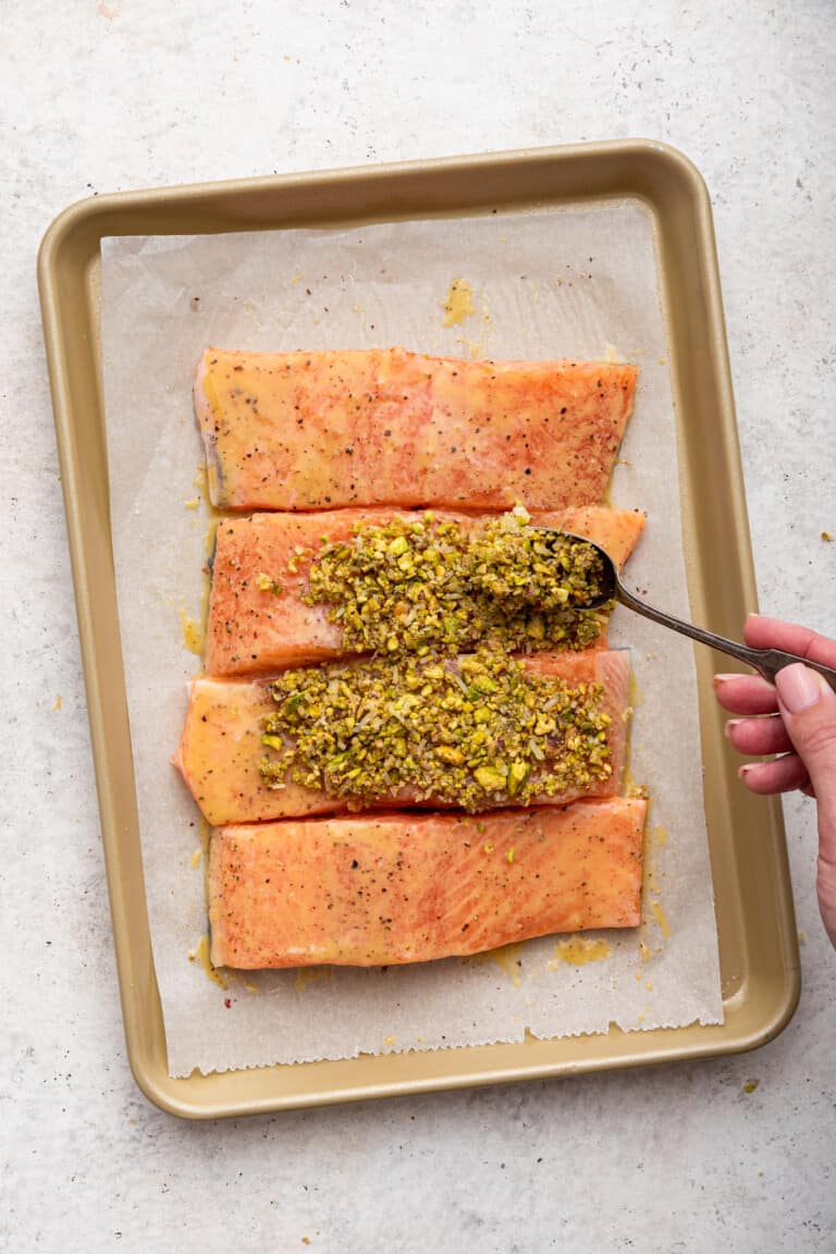 Pistachio Crusted Salmon | Simply Quinoa