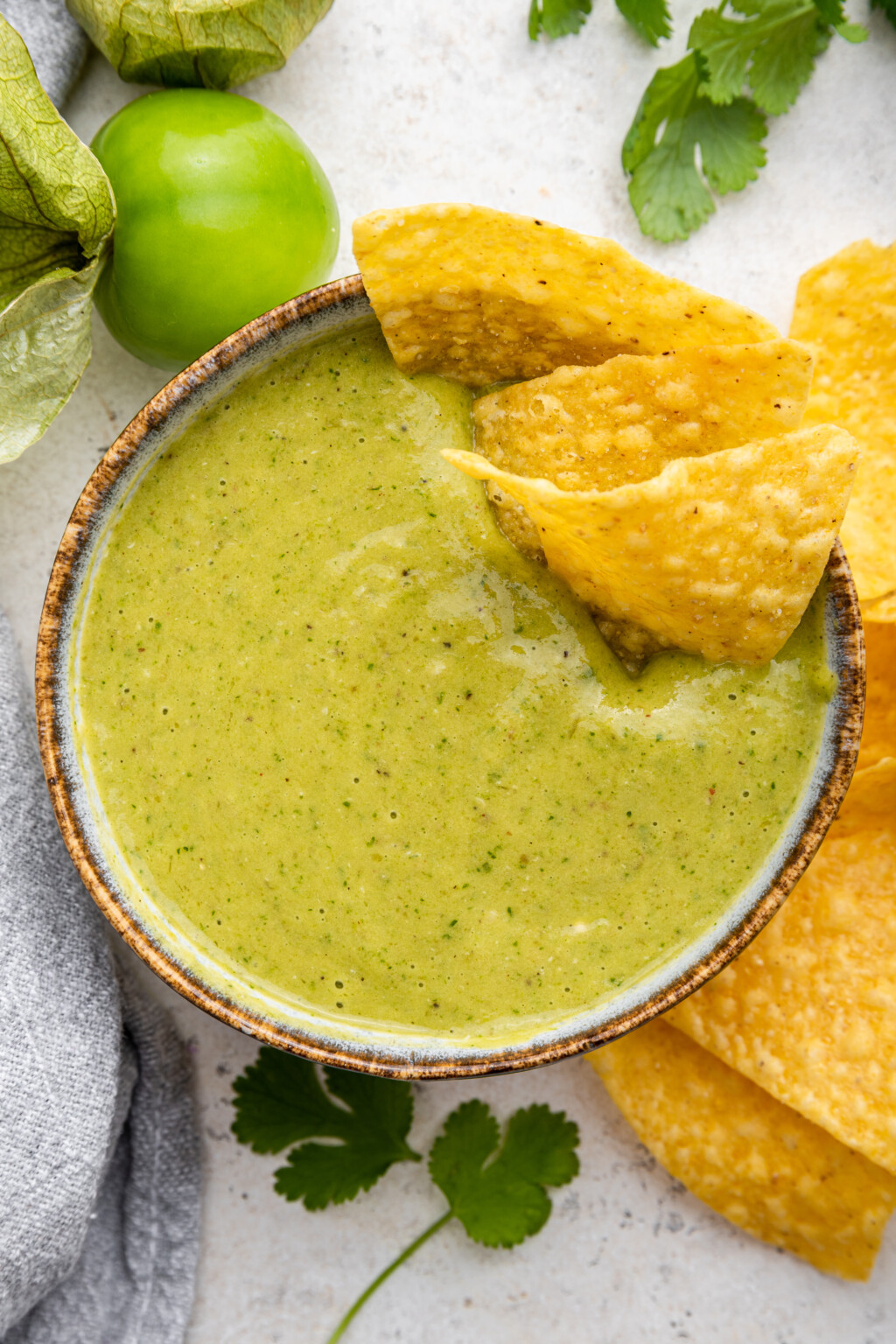 Roasted Tomatillo Salsa Simply Quinoa