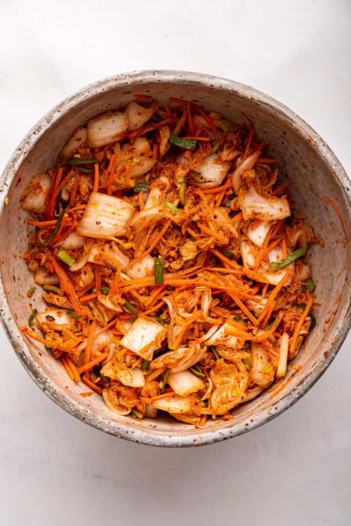 Bowl of kimchi