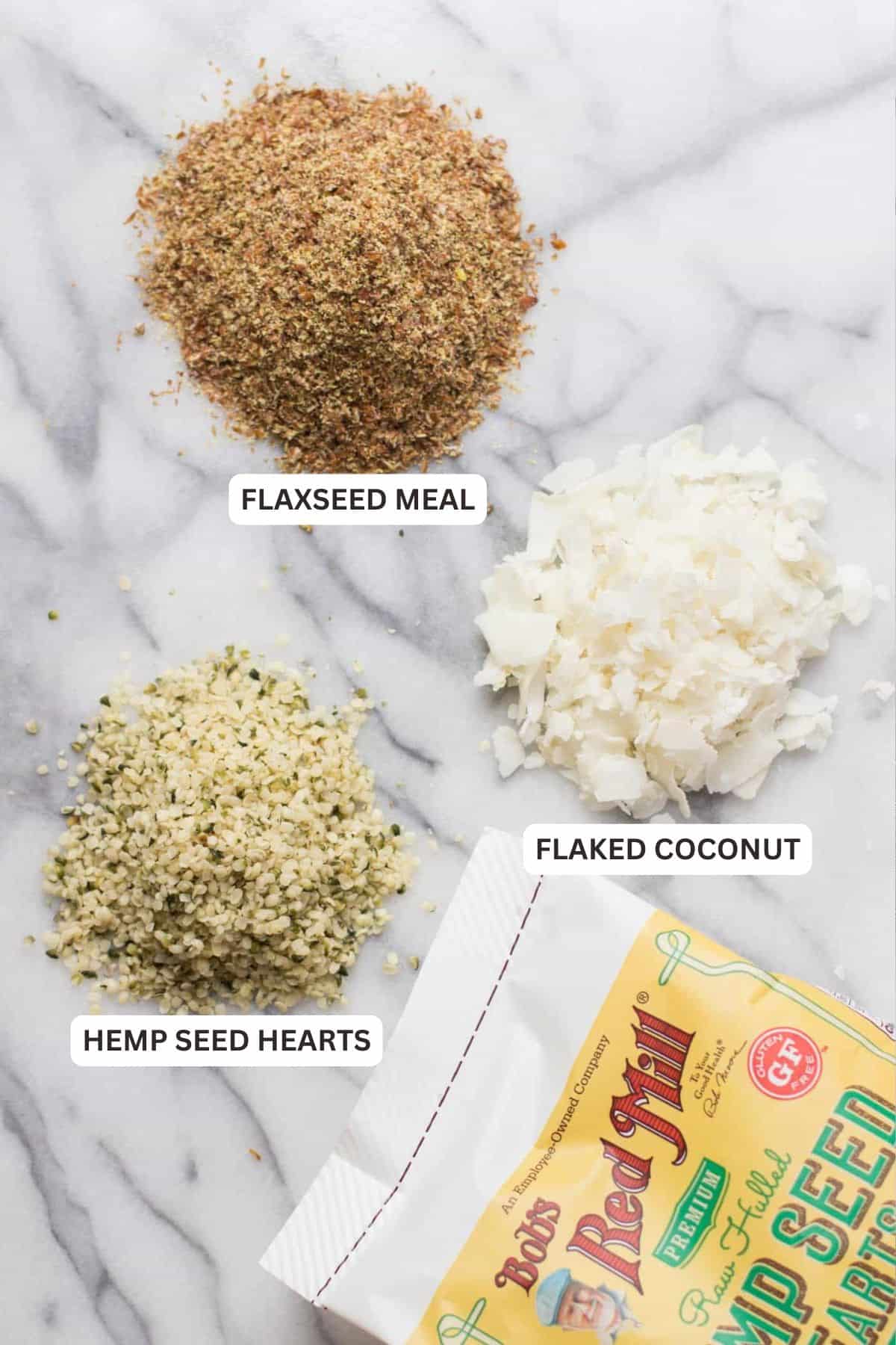 Ingredients for Coconut Granola.